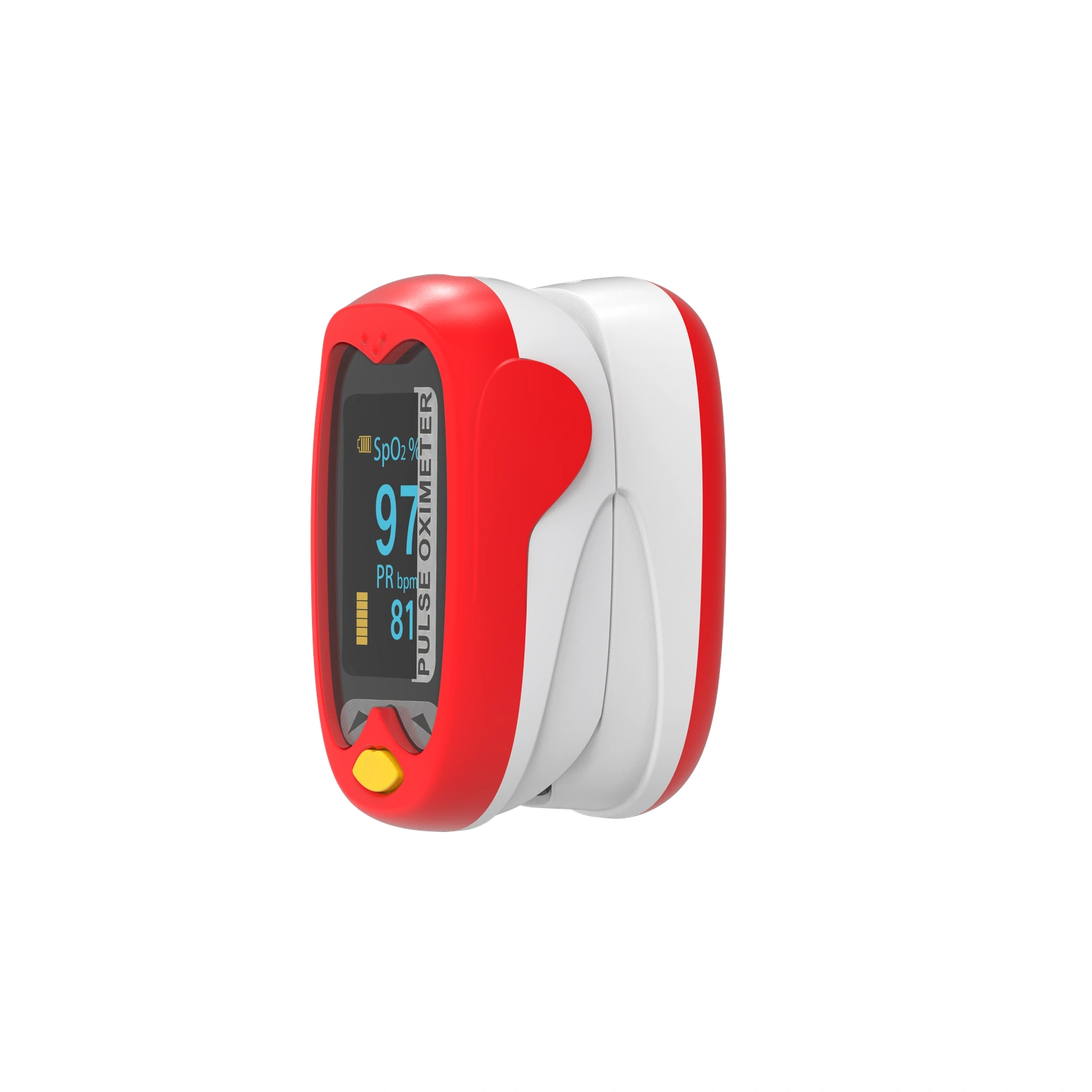 Yonker K1 Pediatric Finger Pulse Oximeter Left View