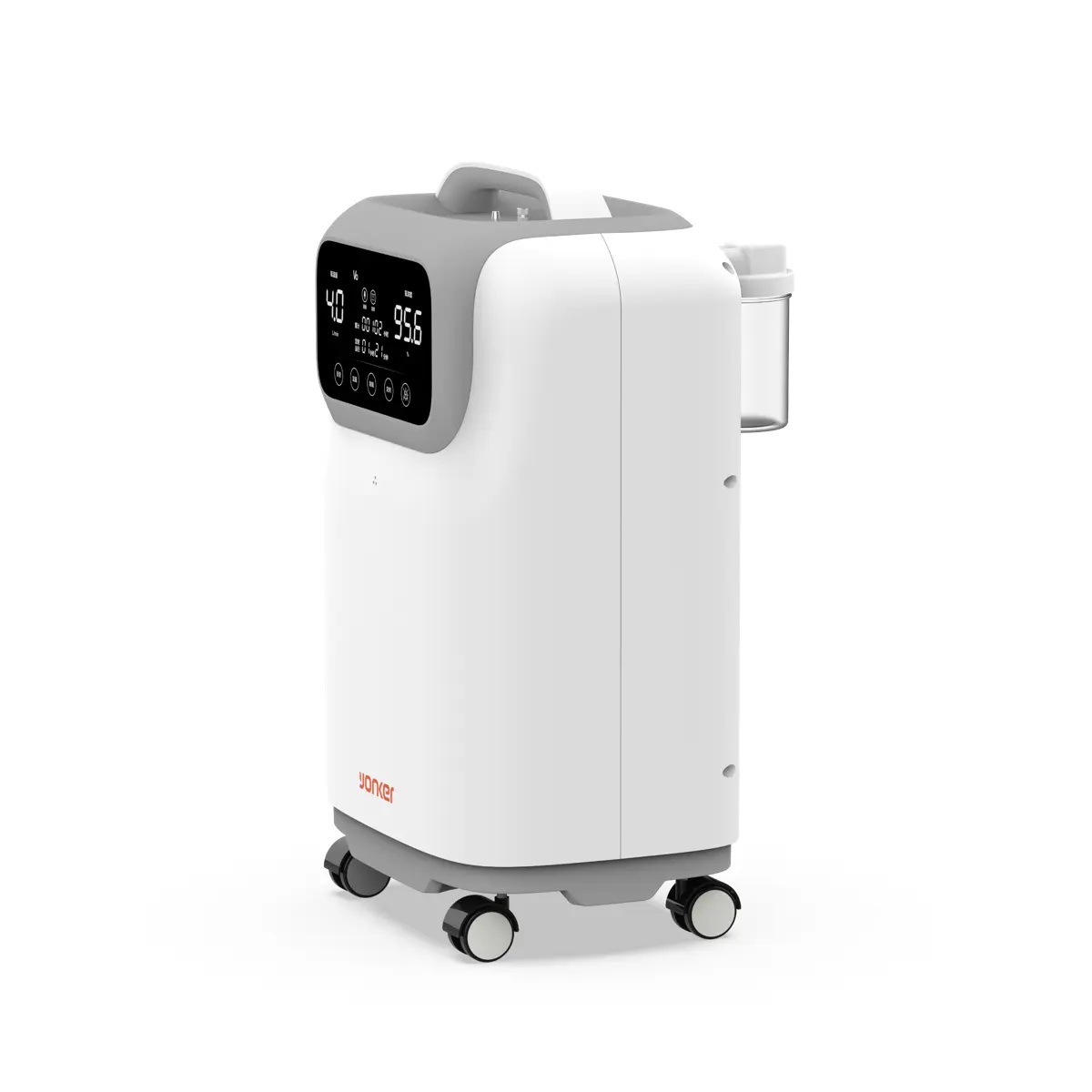 Yonker YK-Y504W 5L Medical Oxygen Concentrator Side View