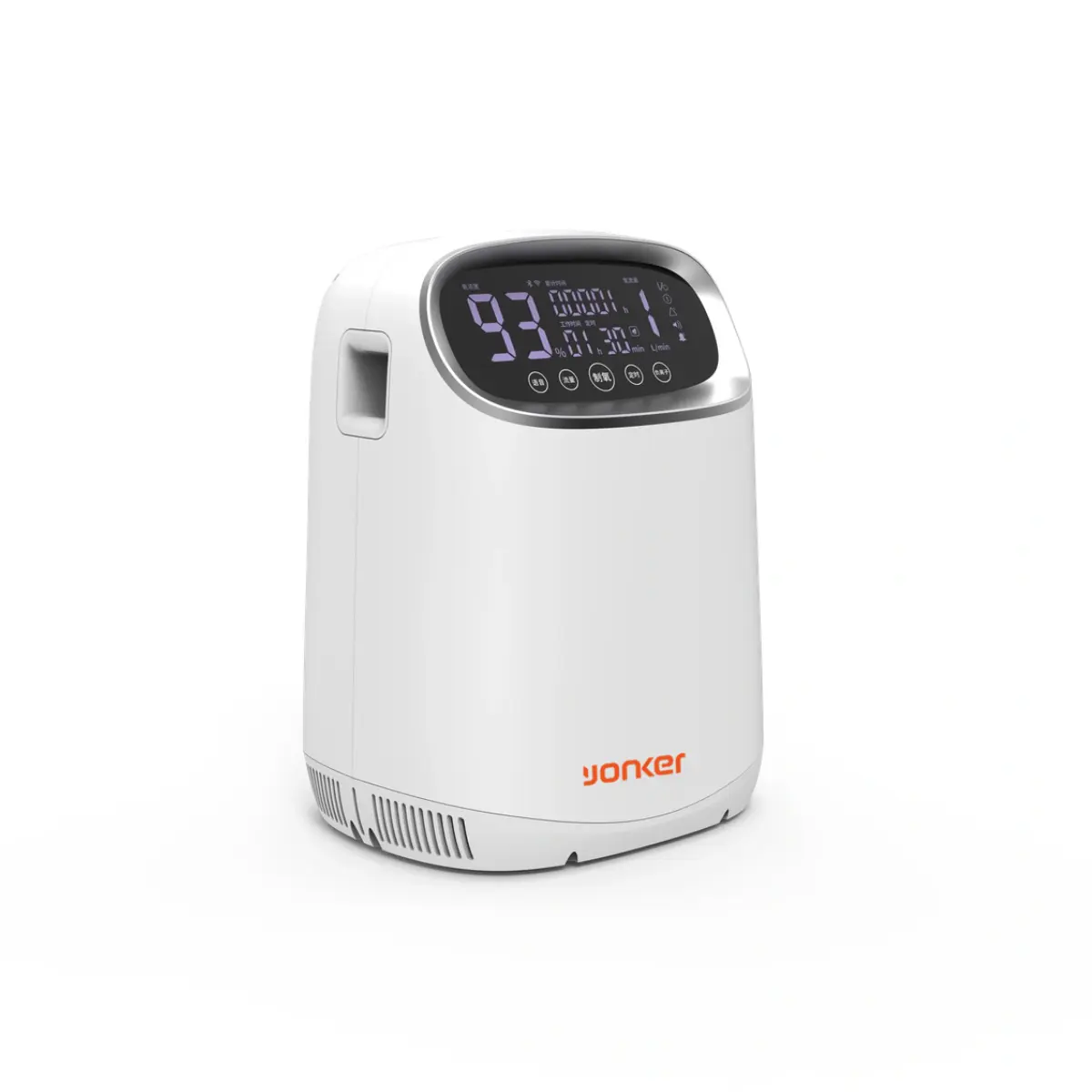 Yonker YK-OXY201 2L Home Oxygen Concentrator Side View