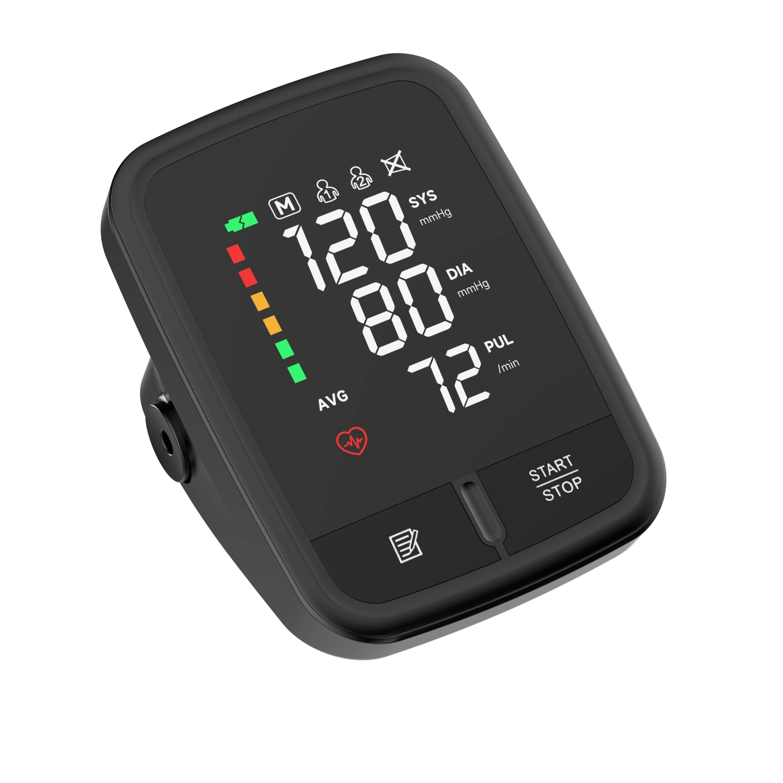 Yonker YK-BPA5LED Upper-arm Blood Pressure Monitor Left Side View