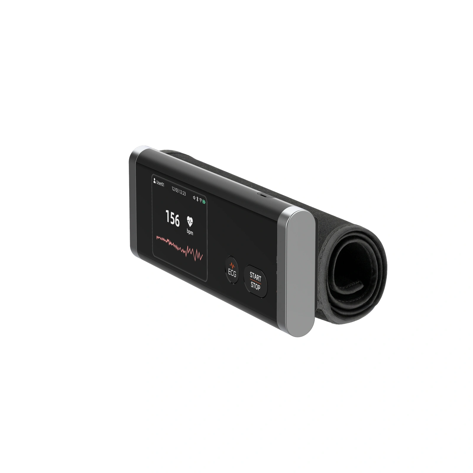 Yonker YK-IBPA3 ECG Blood Pressure Monitor Side View